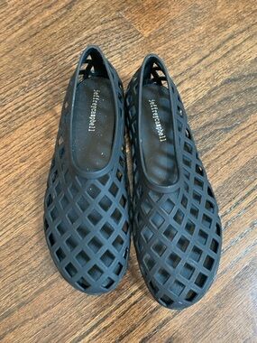 Jeffrey Campbell Black Lattice Sandals